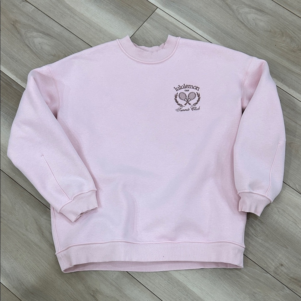 Lululemon Athletica Light Pink tennis 🎾 Crewneck Sweatshirt